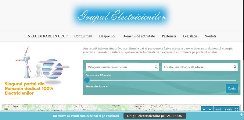 Creare site -> Grupul Electricienilor din Romania 8