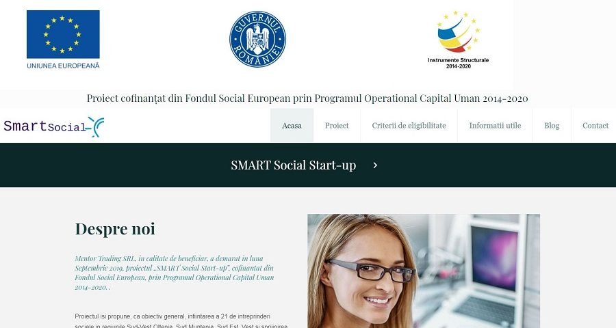 Creare site SMART Social Start-up 1