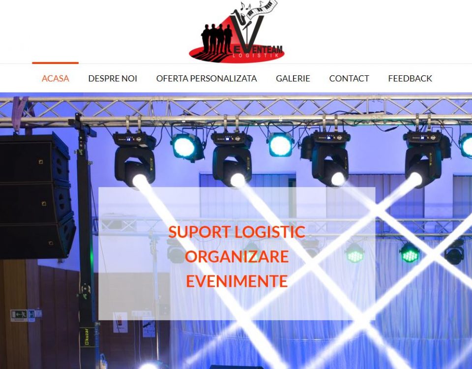 Creare site de evenimente 12