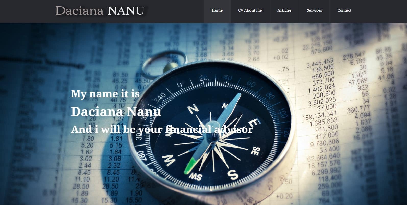 Creare site pentru firma de consiliere fiscala 3