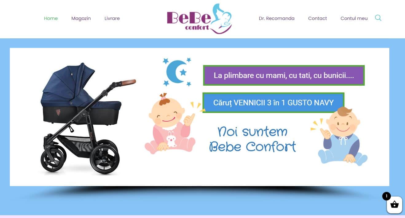 Creare magazin online pentru bebe 12