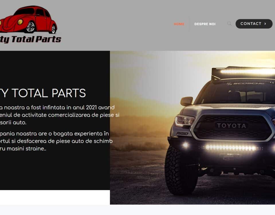 Creare site web piese auto 5