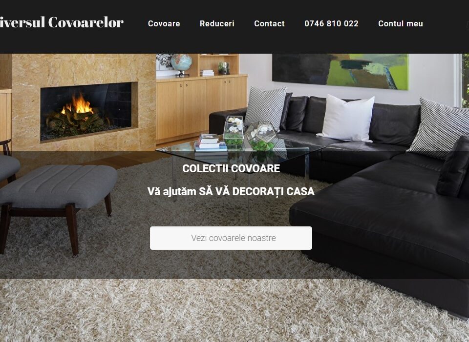 creare magazin online de covoare