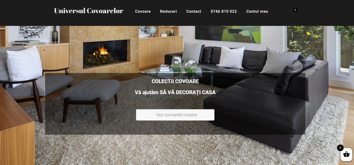 creare magazin online de covoare