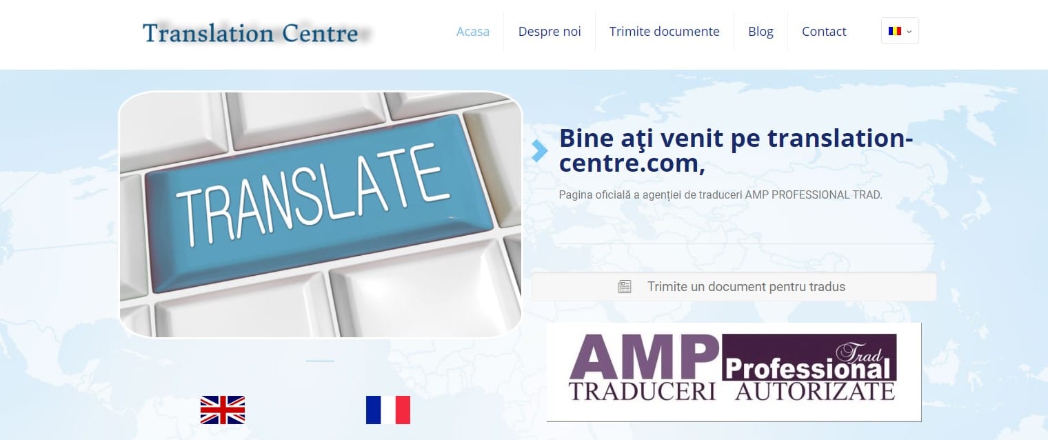 Creare site web pentru firma de traduceri legalizate 9