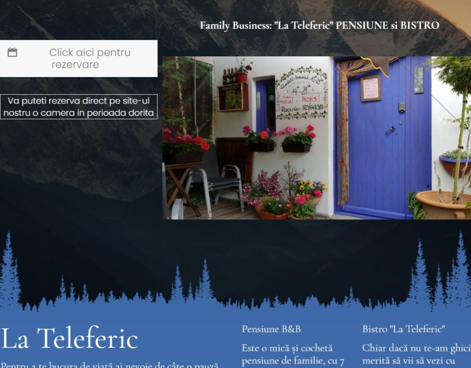 Creare site pensiune "La Teleferic" 11