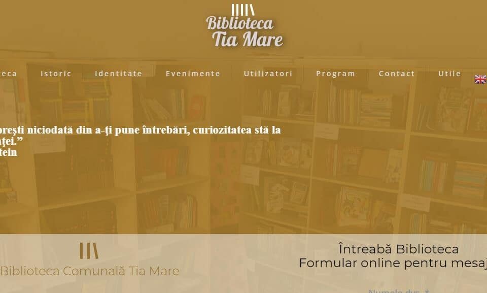Creare website Biblioteca online 5