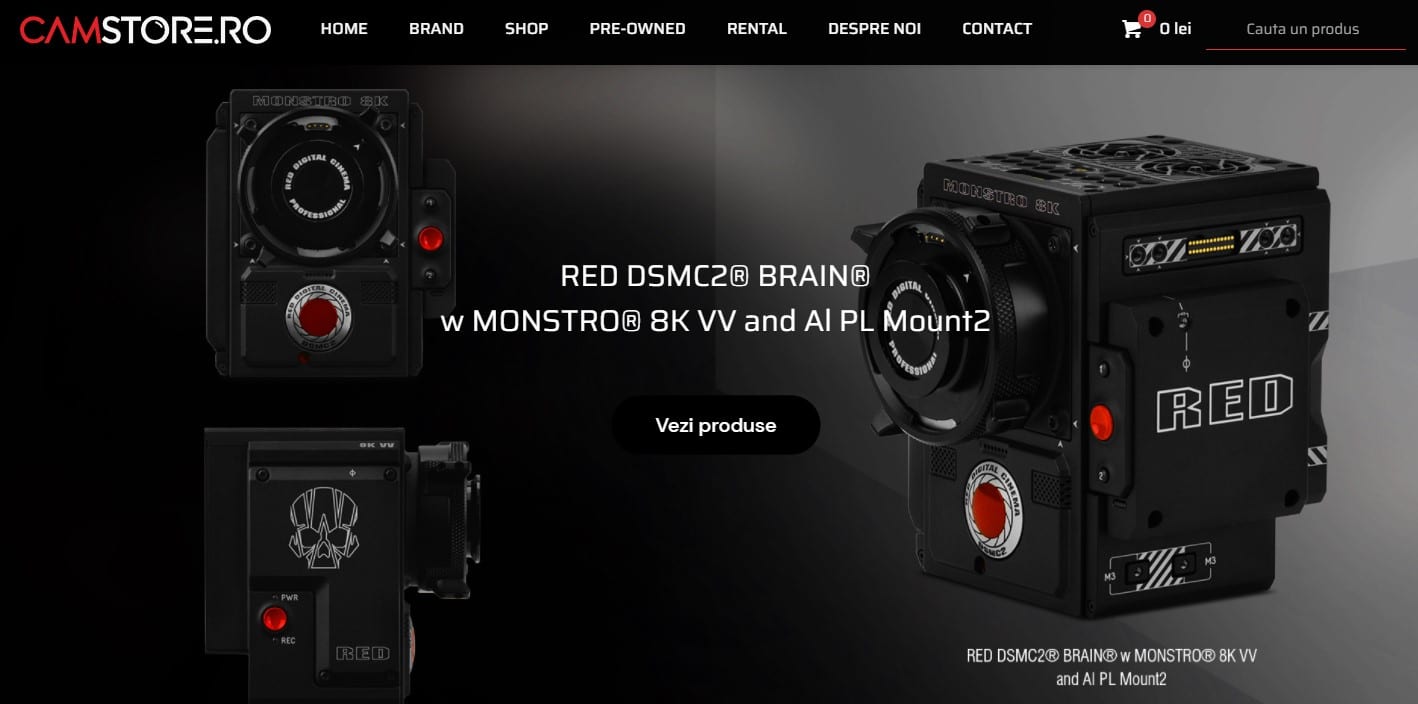 Creare magazin online pentru Tehnica Video Profesionala 6