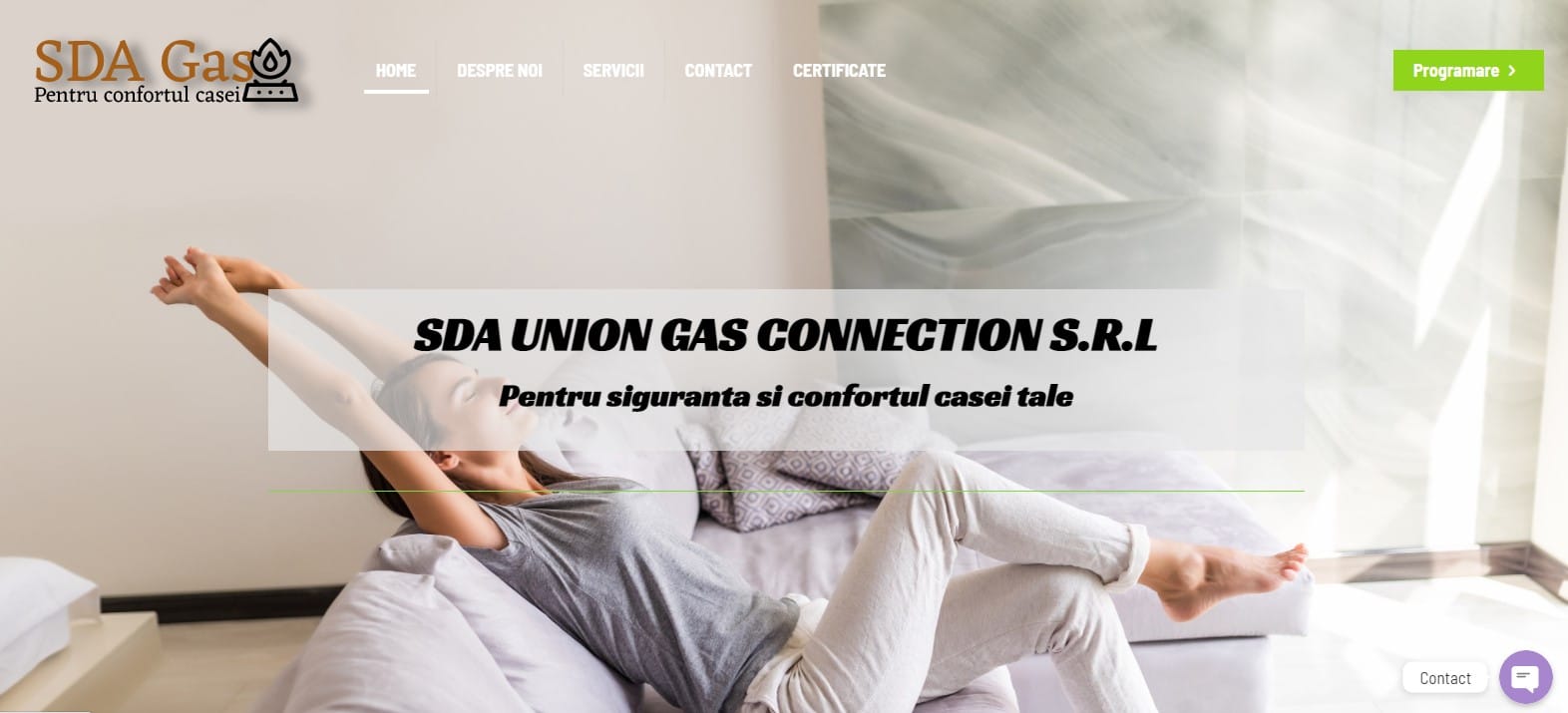 Creare website de prezentare pentru firma servicii de termoficare 3