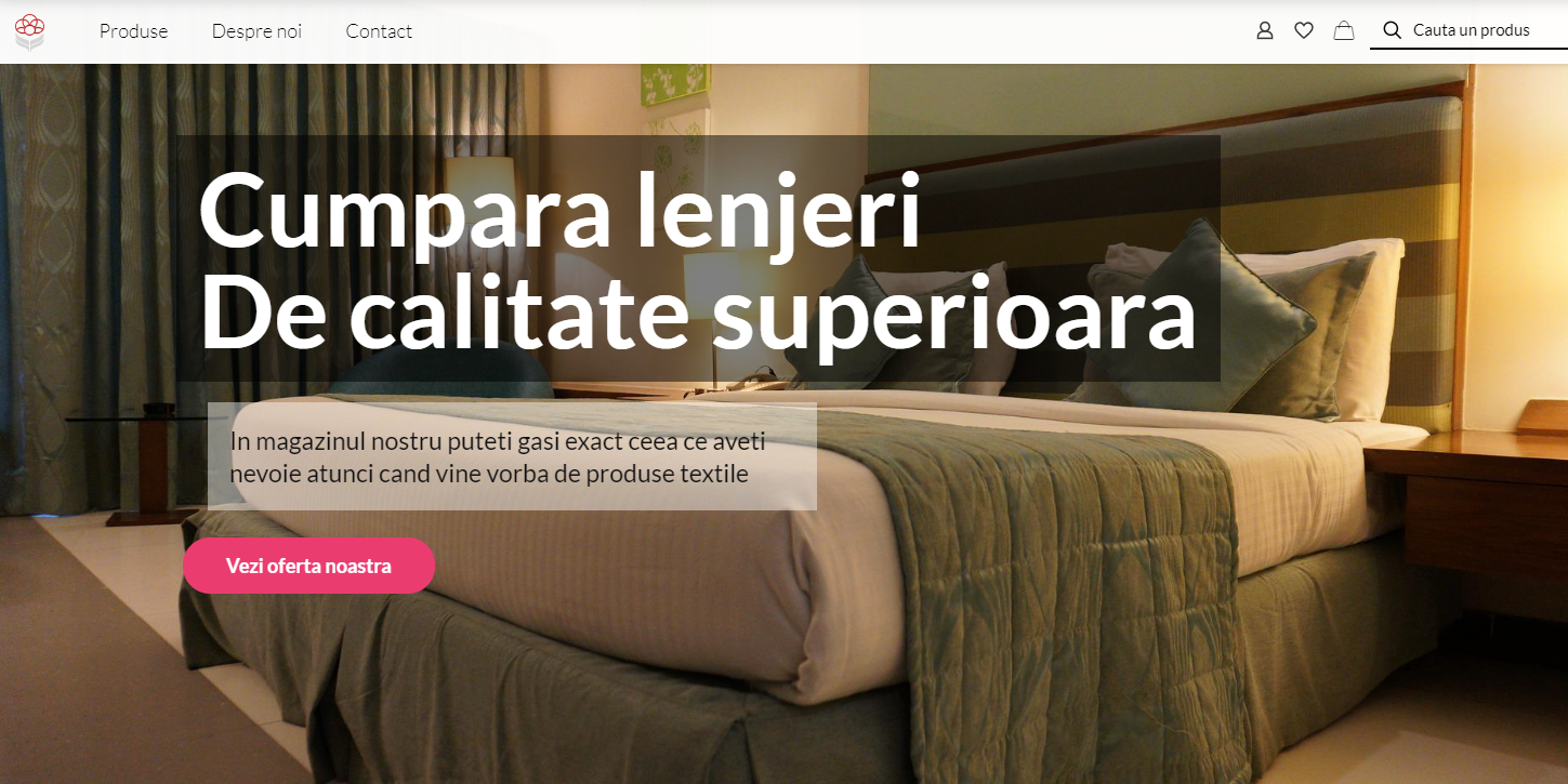 Creare Magazin online lengeri de pat si alte produse textile 6