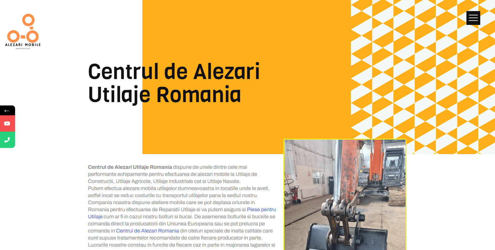 Creare website pentru Alezari, Romania 2