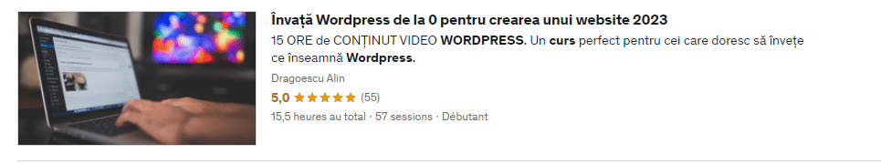 Învață Wordpress de la 0 pentru crearea unui website 