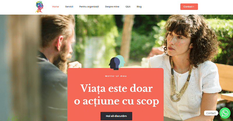 Creare website pentru cabinet de Psihologie 6 Creare website pentru cabinet de Psihologie 6