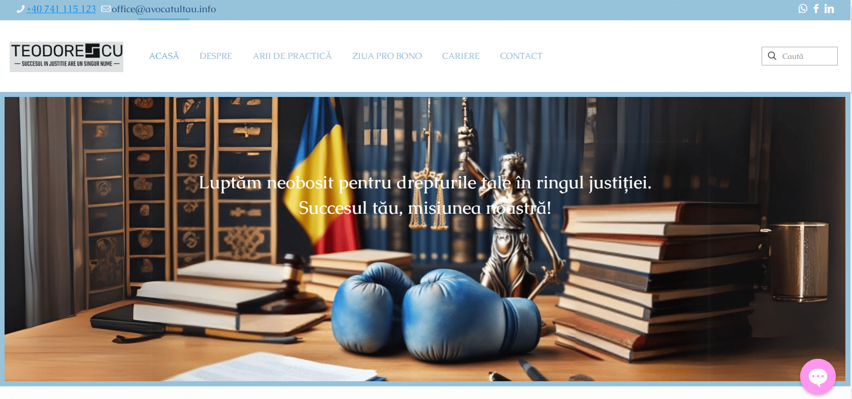 Creare website pentru portal web de avocati 3