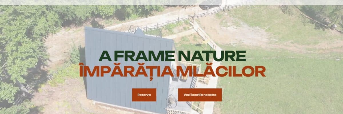 Creare site web cabana A Frame 1