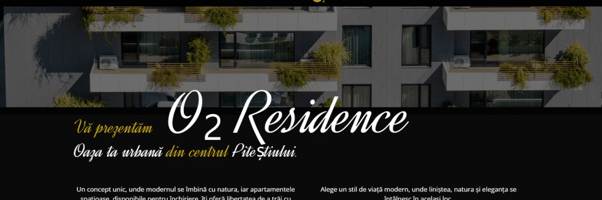 Realizare website pentru complet rezidential 1