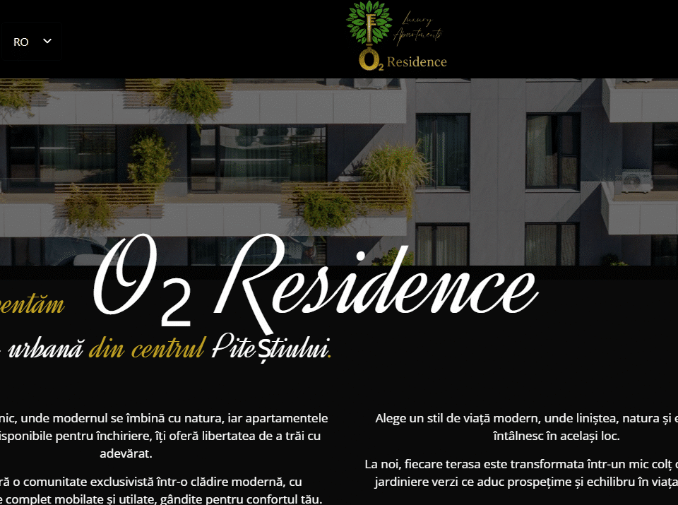 Realizare website pentru complet rezidential 1 Realizare website pentru complet rezidential 1