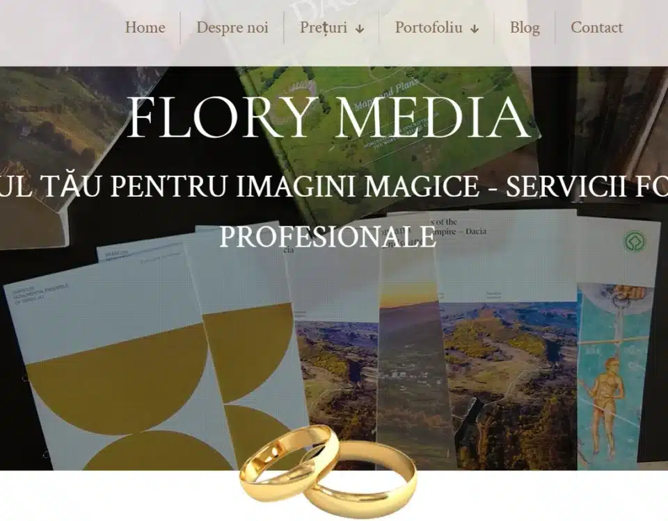 FloryMedia – Site Web Profesional pentru Servicii Foto-Video Evenimente 1 FloryMedia – Site Web Profesional pentru Servicii Foto-Video Evenimente