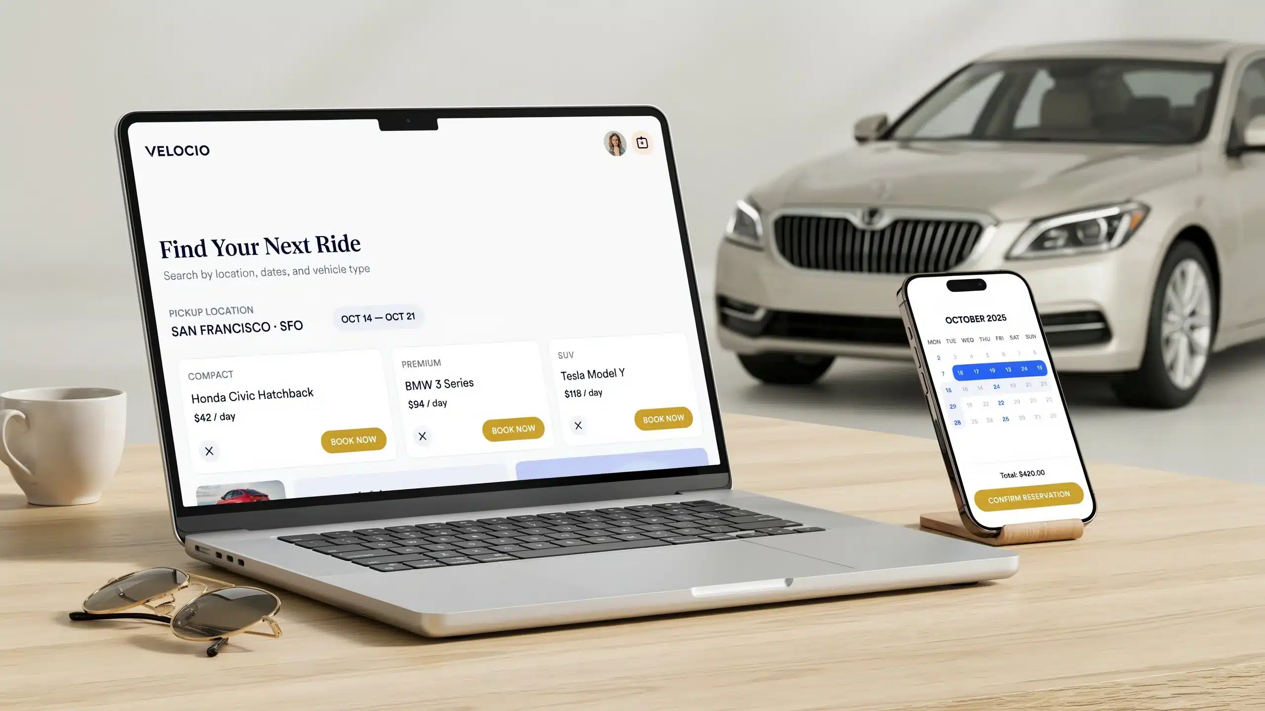 Creare site inchirieri auto - rent a car cu sistem de rezervare online