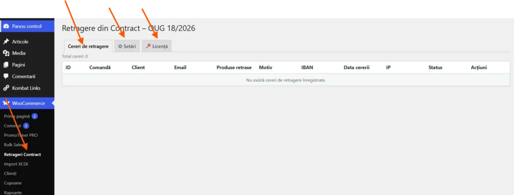 Buton Retragere din Contract WooCommerce | Modul Conform OUG 18/2026 1 Buton Retragere din Contract WooCommerce | Modul Conform OUG 18/2026